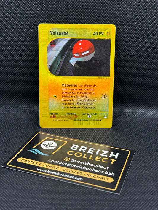 Carte Pokémon Voltorbe (AQ 115) FR - Aquapolis