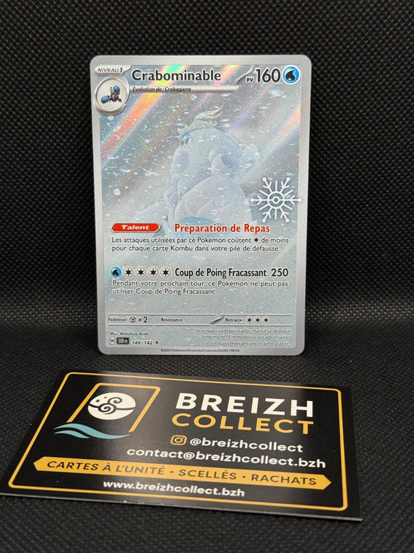 Carte Pokémon Crabominable (SCR 149) FR - Stamp Calendrier de l’avent