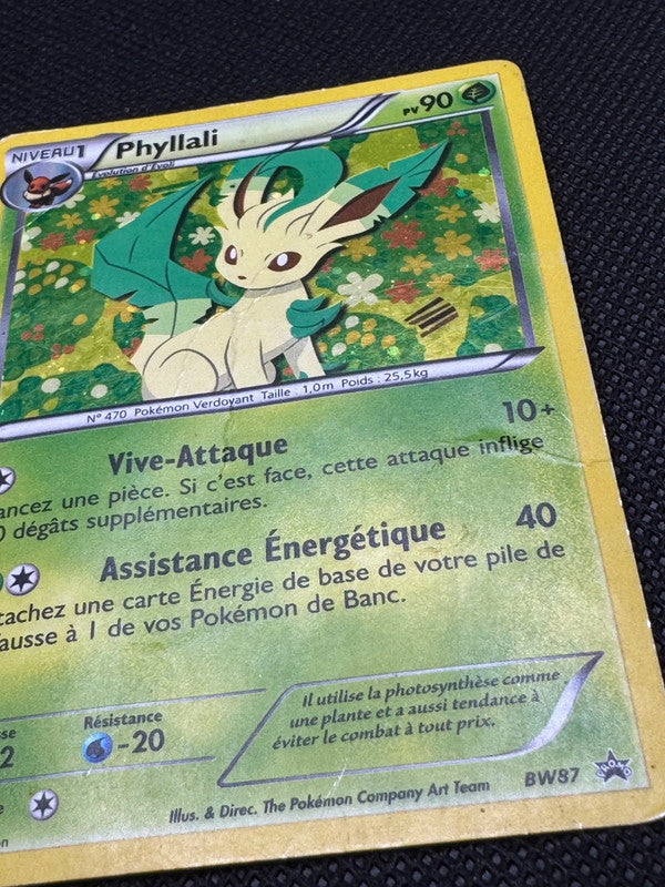 Carte Pokémon Phyllali (BW 87) - Promo Noir et Blanc FR - photo 3