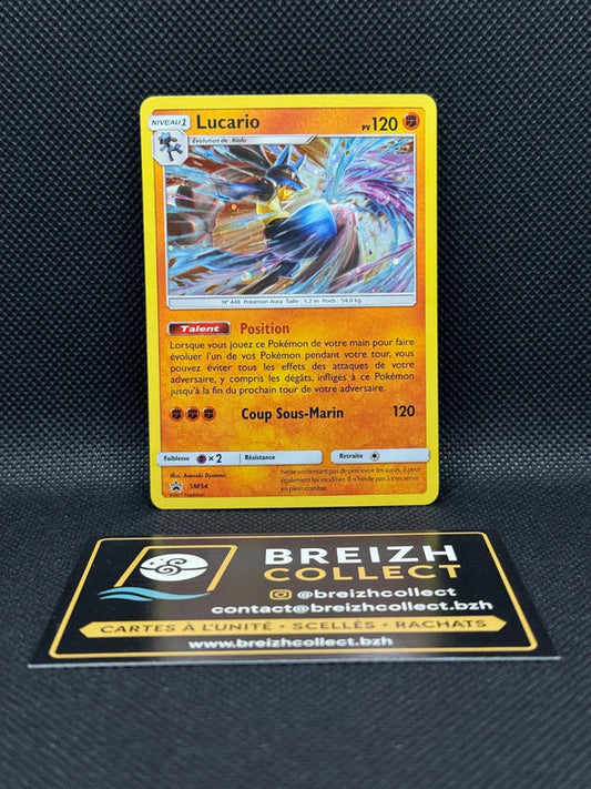 Carte Pokémon Lucario (SM 54) - Promo Soleil et Lune FR