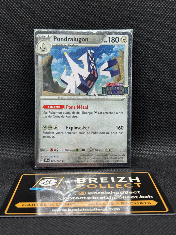 Carte Pokémon Pondralugon (SCR 107) Couronne Stellaire Stamp - FR