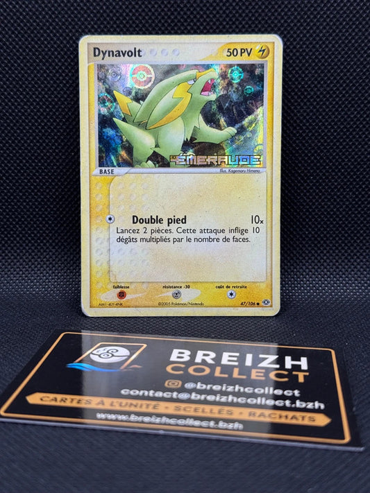 Carte Pokémon Dynavolt (EM 47) EX Émeraude - Bloc EX