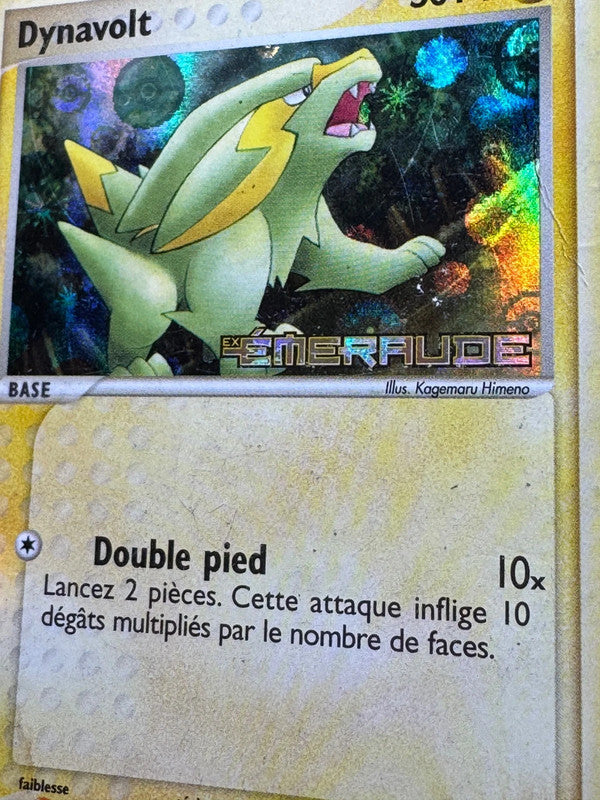 Carte Pokémon Dynavolt (EM 47) EX Émeraude - Bloc EX - photo 3