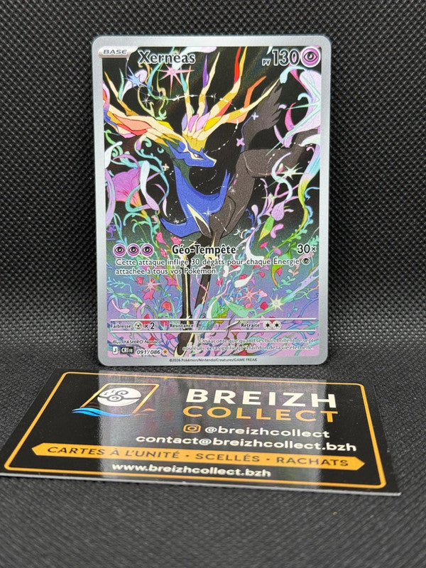 Carte Pokémon Xerneas (CRI 091) Chaos Ascendant